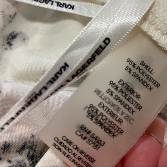 ⭐️KARL Lagerfeld ⭐️ designer blouse size large - Picture 16 of 16